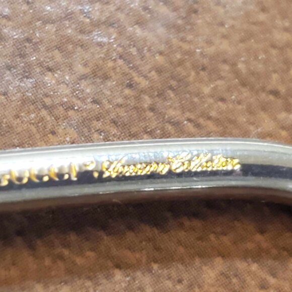 GUCCI Vintage Interlocking GG Logo Two Tone Bag Charm Key Ring Key Chain - Picture 5 of 16